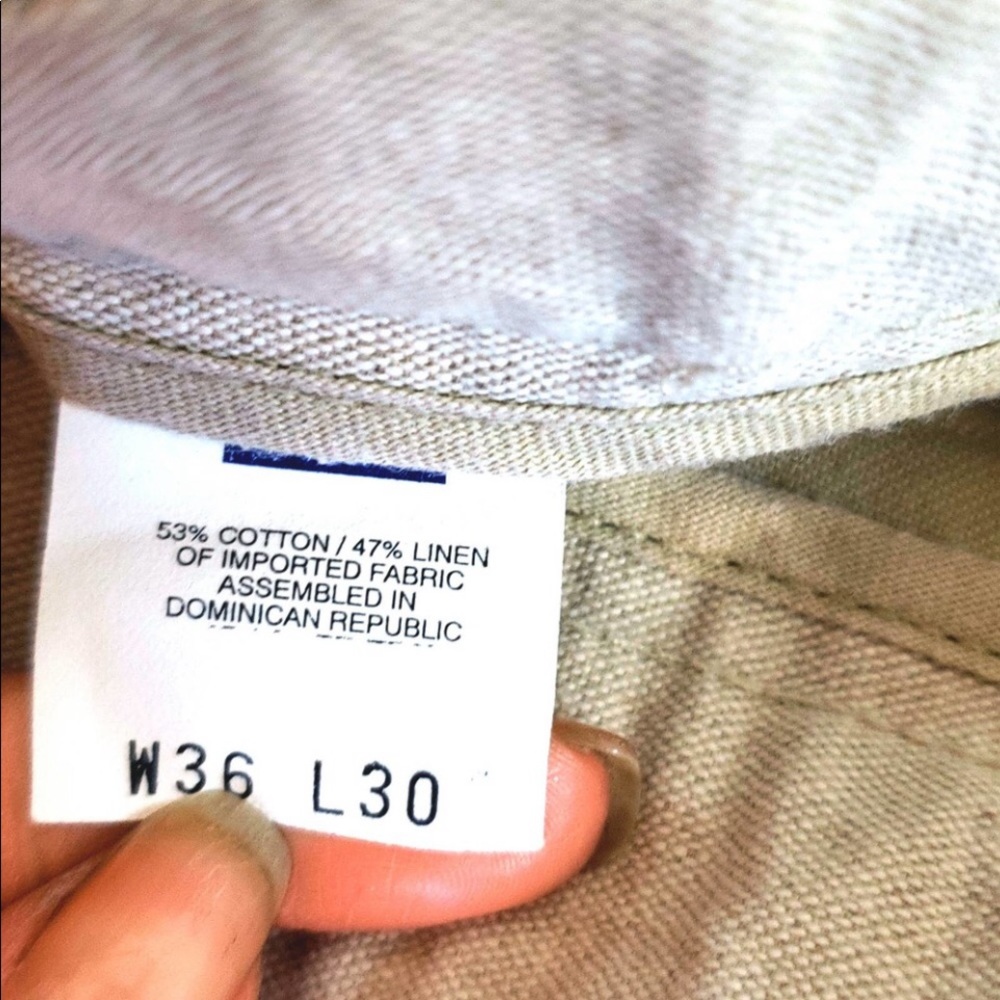 Mens linen Dockers pants - Picture 5 of 6